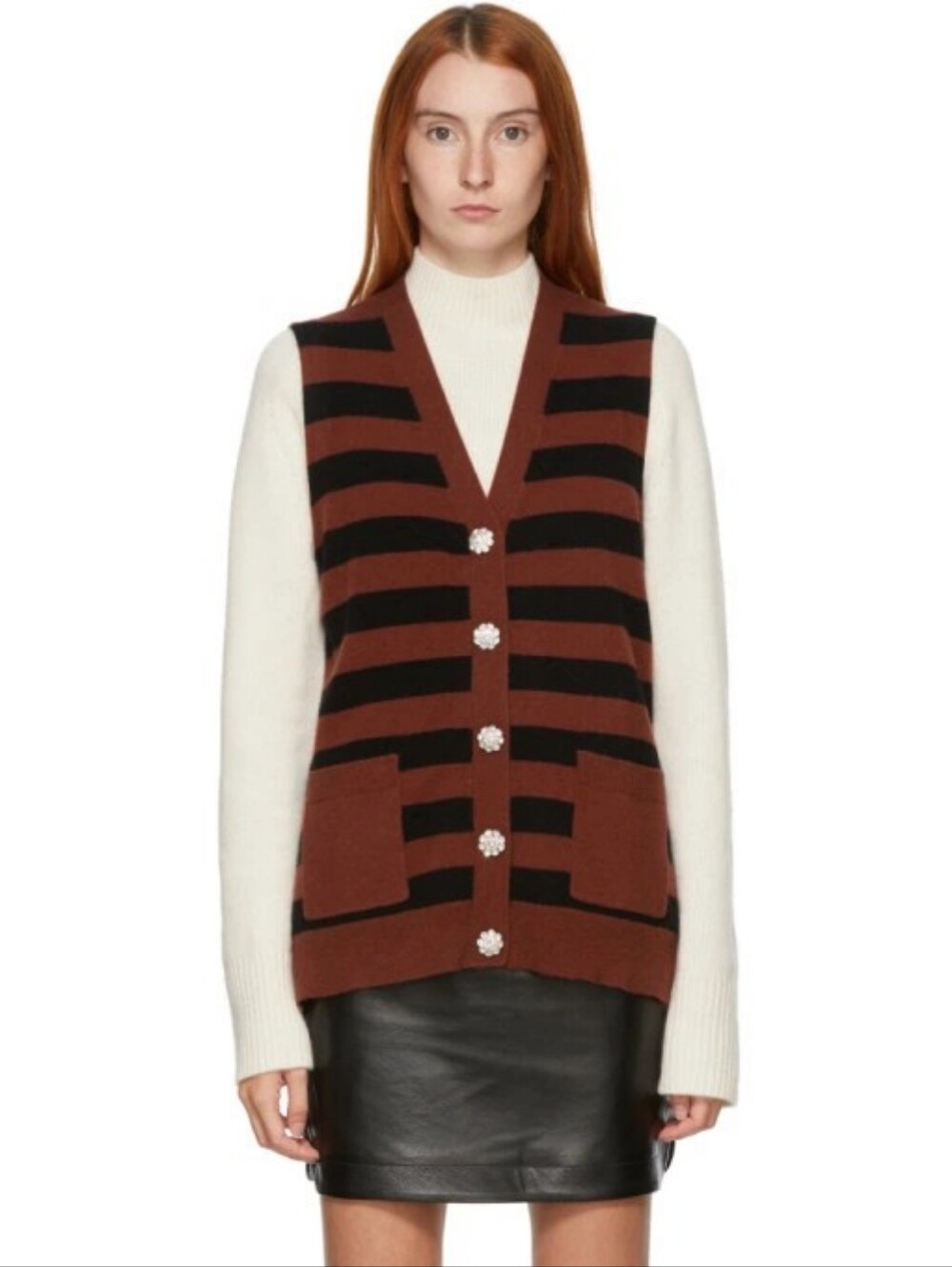 Ganni Cashmere Sweater Vest Size Small